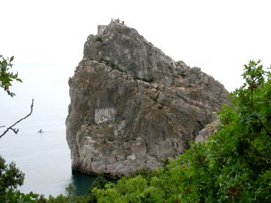Crag Diva på Simeiz i Crimea