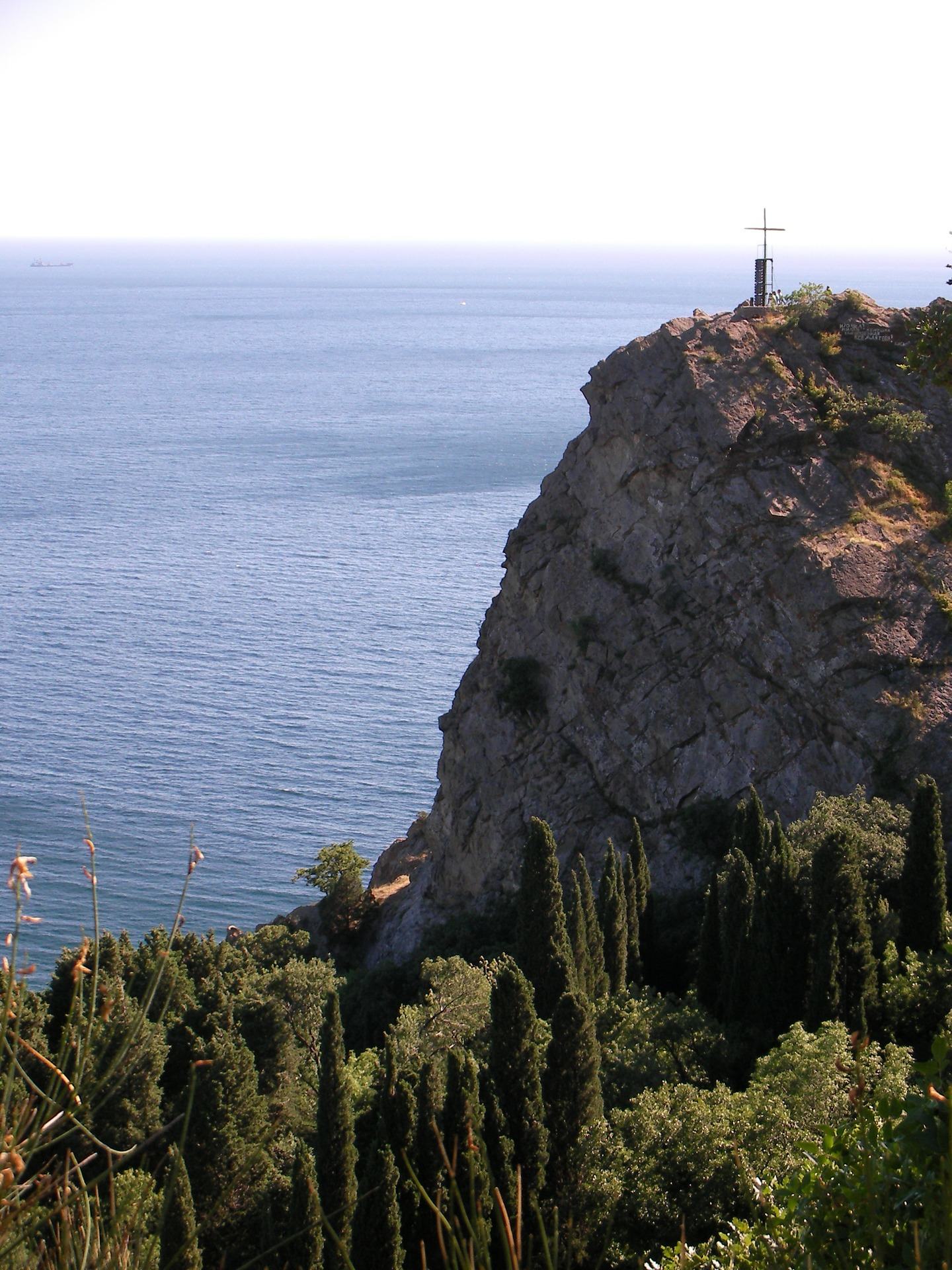 Kırım’da Karadeniz üzerindeki Dağ Iphigenia