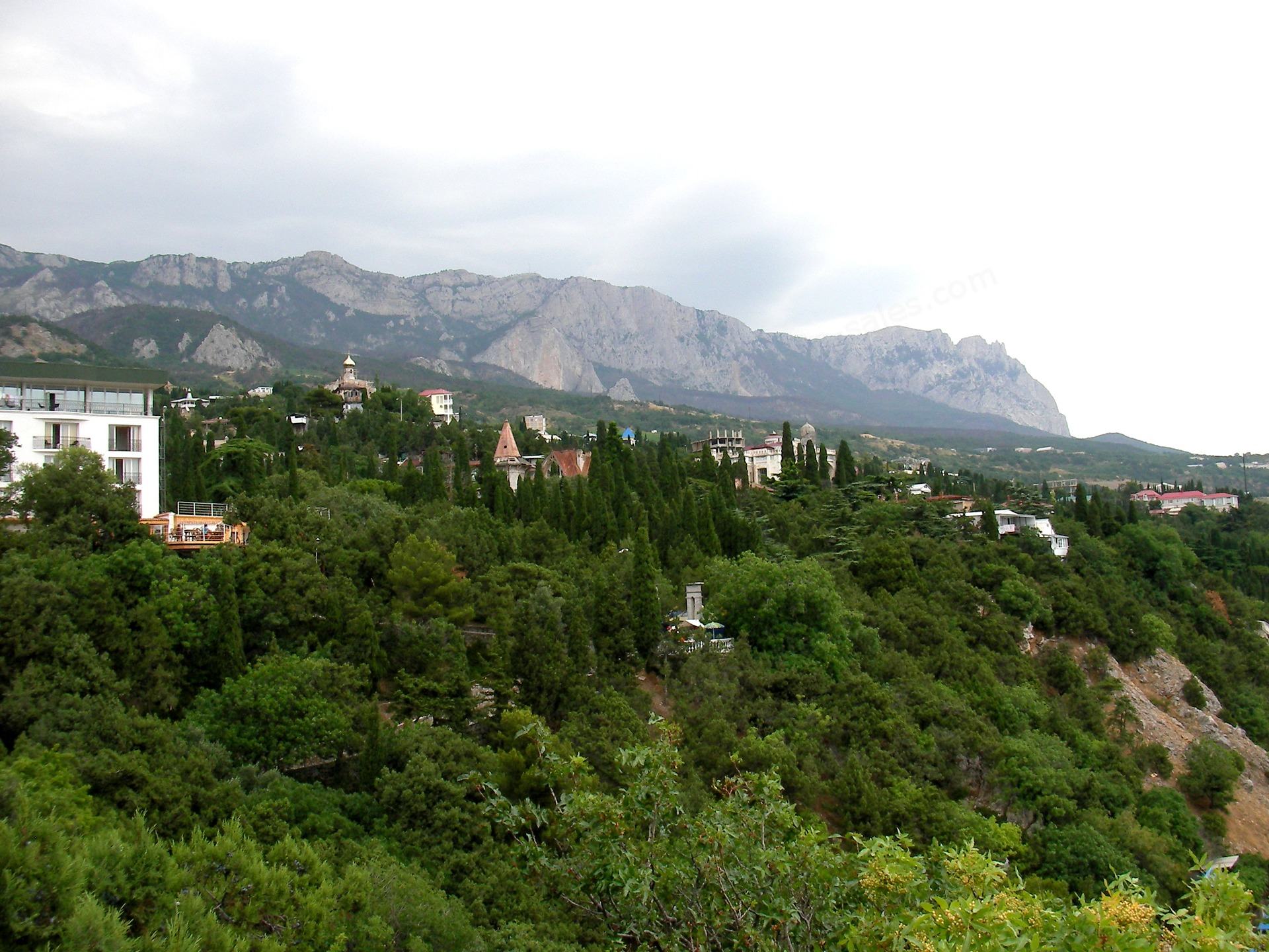 Mountain village in Crimea
